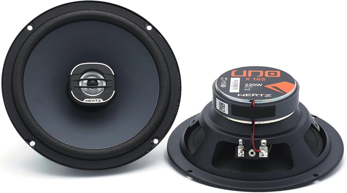 165 mm 220 W auto coax luidsprekers voor diep en helder geluid