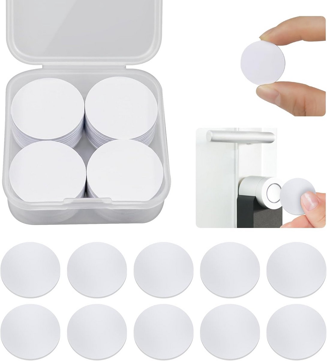20 Stuks Herbeschrijfbare NFC-tags - 25 mm Stickers voor Wifi, Betaling en Meer