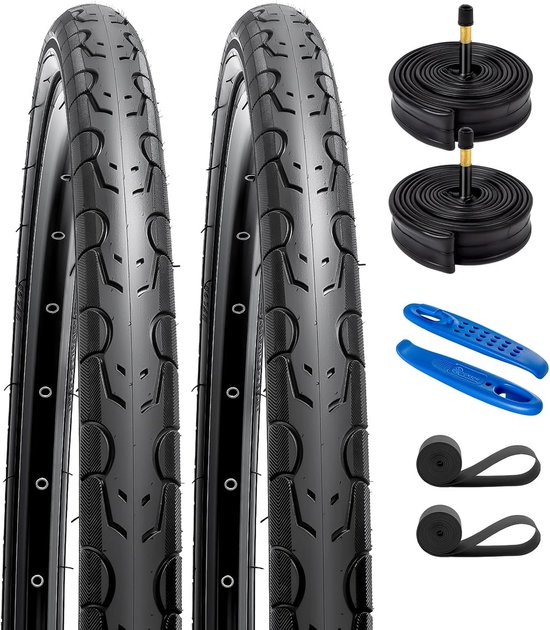 MEGHNA 2x Racefietsbanden 700x35c – 37-622, Met 3 Mm Lekbescherming, Opvouwbaar, Kevlar Draad, Bruin Profiel, Voor Road En Gravel