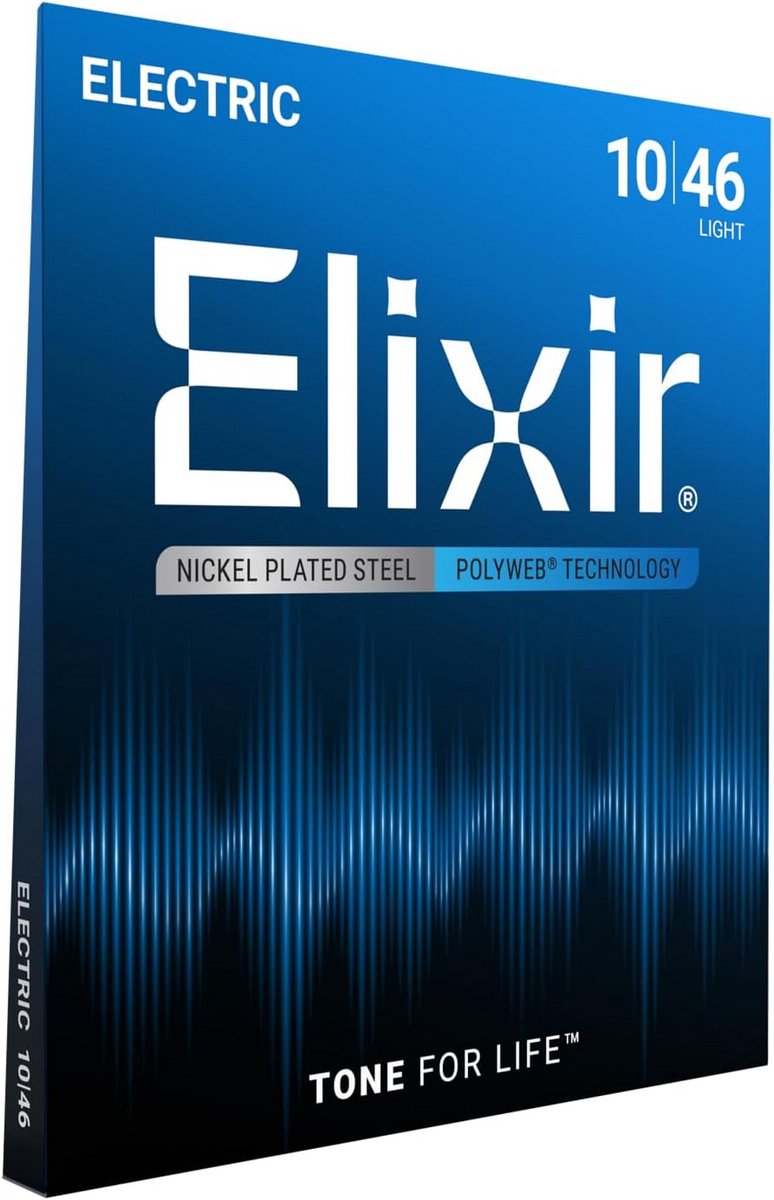 Lichte elektrische gitaar snaren met POLYWEB Coating (.010-.046)