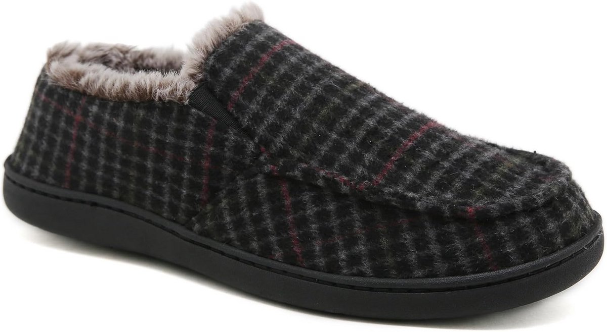 Warme Winter Pantoffels voor Heren - Antislip Fuzzy Slippers voor Binnen en Buiten