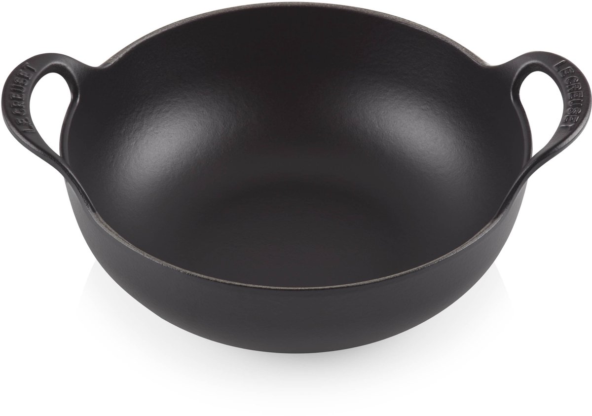 Le Creuset Balti-Pan Mat Zwart Ø 24cm 2,7L