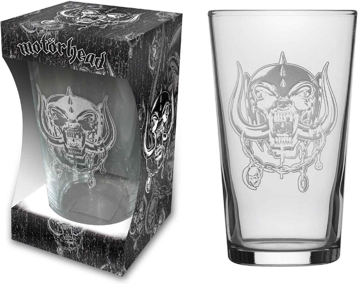 Bierglas met Reliëfprint en Officiële Verpakking - 568ml