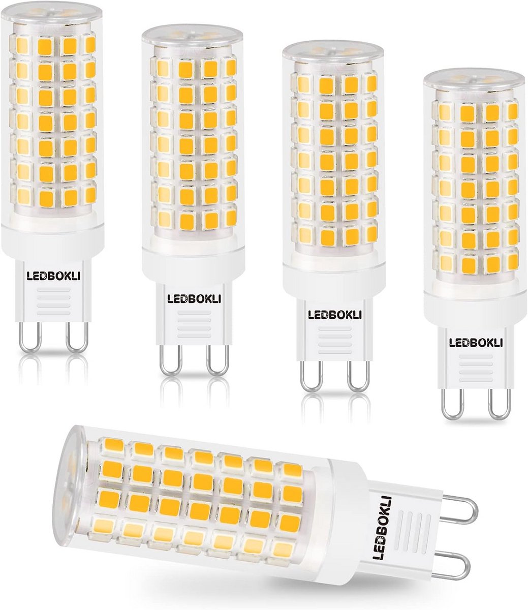 G9 LED-lamp 8W Warmwit Dimbaar 3000K 700lm Set van 5