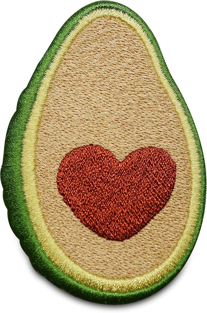 Avocado Love Strijkpatch voor Creatieve Projecten