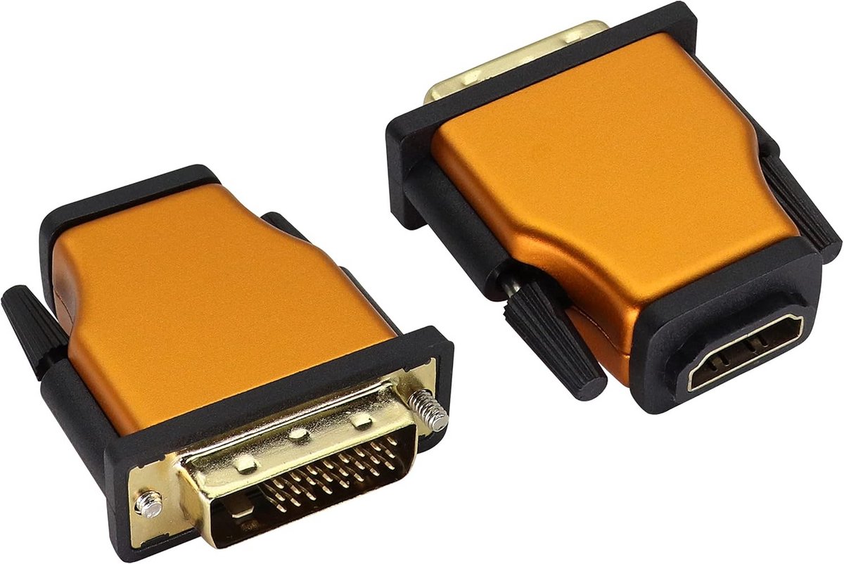 DVI naar HDMI converter - bidirectionele adapter voor 1080P beeldschermverbinding