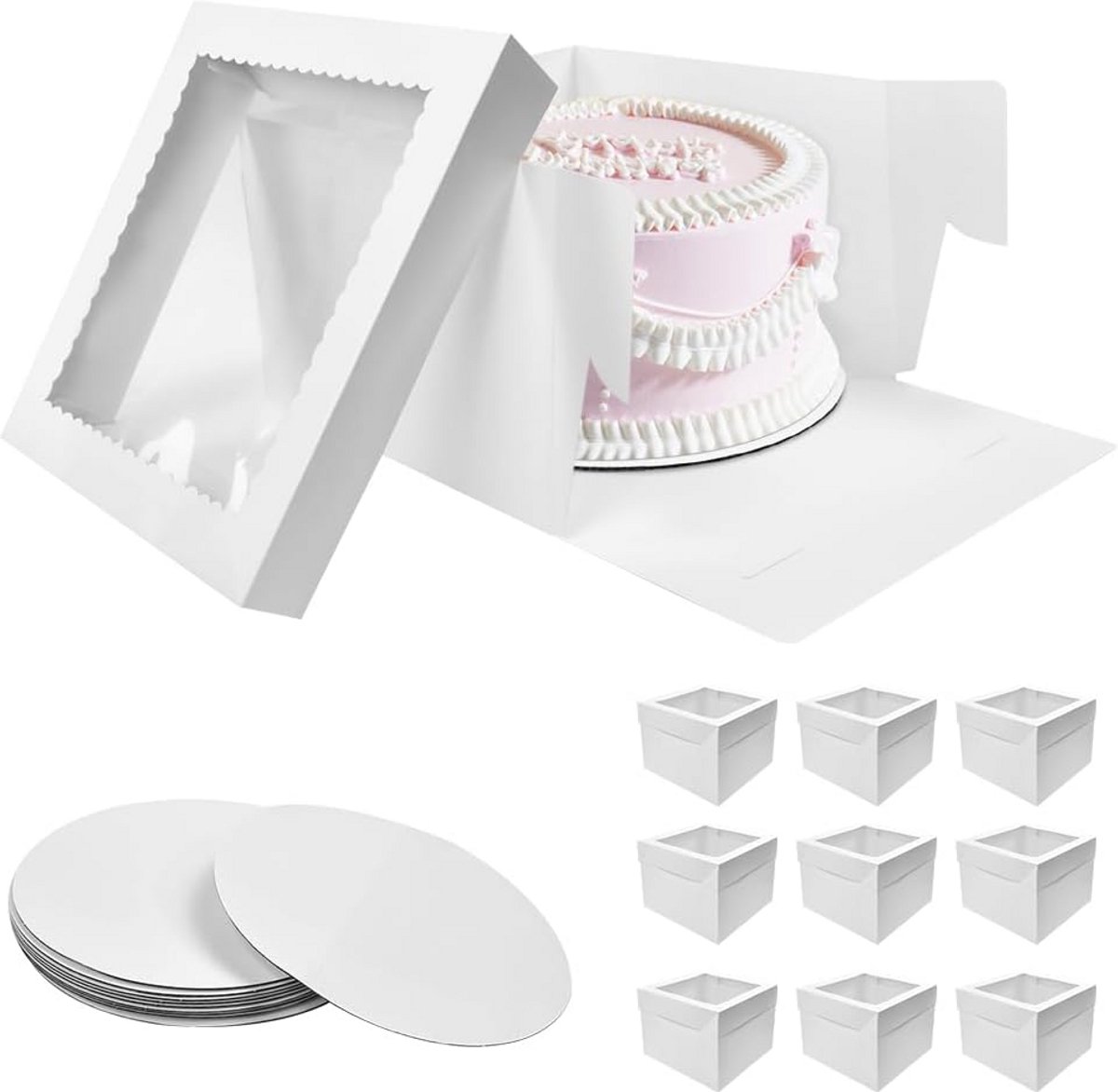 Set van 10 Luxe Taartdozen - Hemel en Aarde Design