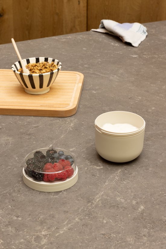Brabantia Make & Take Yoghurt Beker To Go - 500 ml - Soft Beige