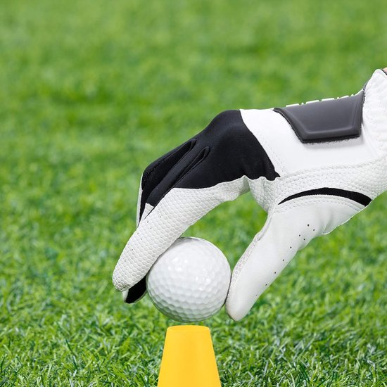 Golf tees-golf tees kunststof-golf accessoires - Rubberen wintergolftee - Verschillende hoogtes en meerdere kleuren - Set van 4 - Geel - 6x5x5cm van GOLF — afbeelding 4