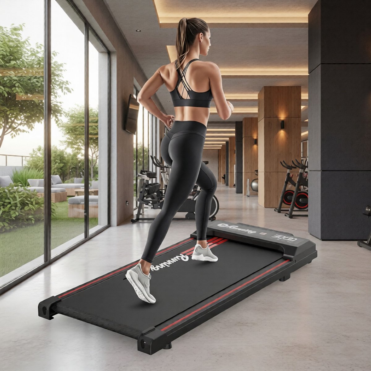 Loopband voor Thuis & Bureau – Opvouwbare Walking Pad Elektrisch – Stille Loopband tot 6 km/u – Compact & Inklapbaar – Onder Bureau Wandelpad – Schokdempend & Antislip – Designbest