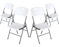 Set van 4 Opvouwbare Stoelen met Handvat voor Evenementen