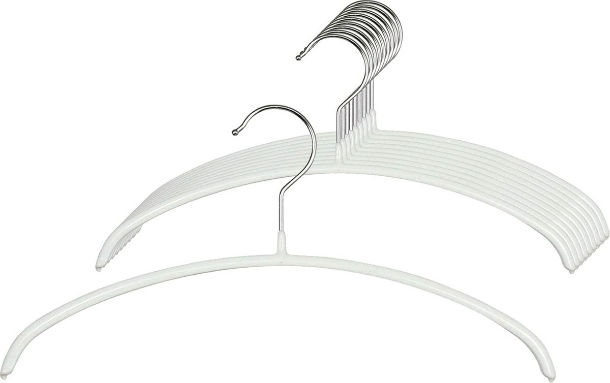 Ruimtebesparende Kleerhanger Set 10 Stuks - Rond Antislip 360° Draaibaar