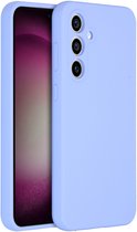 Coque en Siliconen Samsung Galaxy S23 FE - Accezz Liquid Silicone Back Cover - Violet