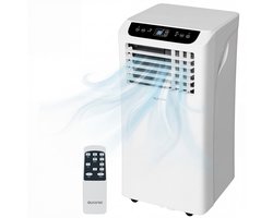Auronic Mobiele Airco - 10.000 BTU - 4-in-1 - Airconditioning met 2 Raamafdichtingskits - Ventilator - Ontvochtiger - tot 25m² koelen