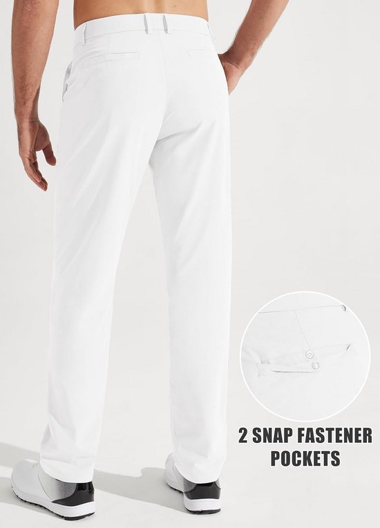 Heren Golfbroek - Elastisch - Lichtgewicht - Snel Droog - 5 Zakken - Casual — afbeelding 4