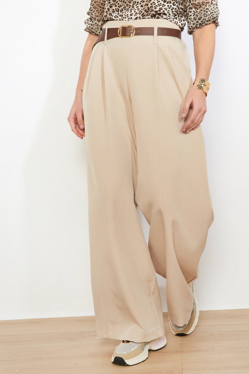 LolaLiza Broek P Evi 06601117 2527 Lt Beige Dames Maat - W48