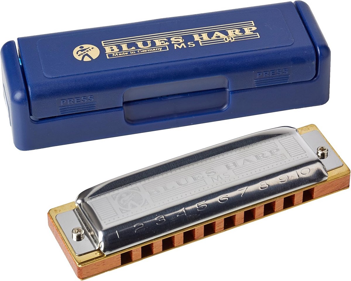 Mondharmonica in E-majeur voor Blues en Rockmuziek