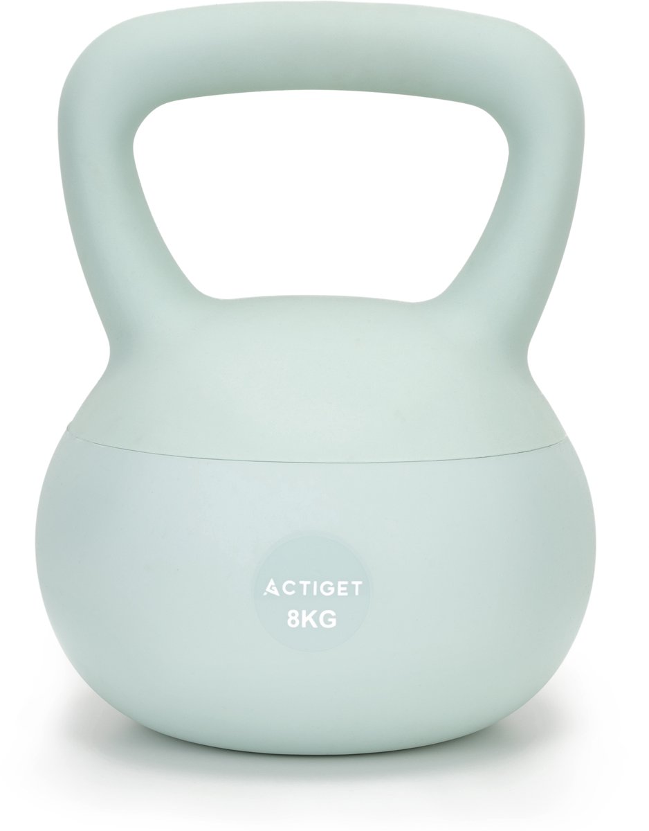Actiget® Zachte Kettle Bell | Kettlebell | 8 kg | Turquoise