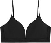 Ten Cate Basics organic cotton stretch voorgevormde bh zwart voor Meisjes | Maat 75A