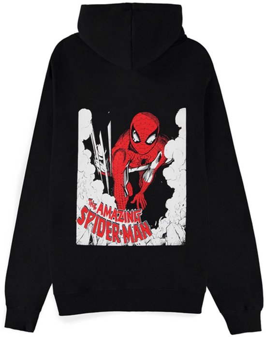 Gilet à capuche Marvel Spider-Man pour homme – Noir – M