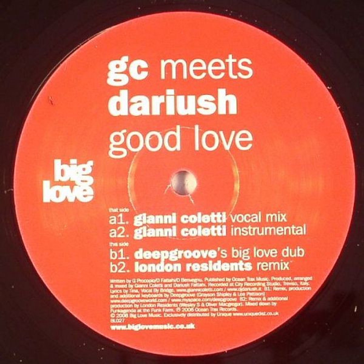 Gc Meets Dariush - Good Love