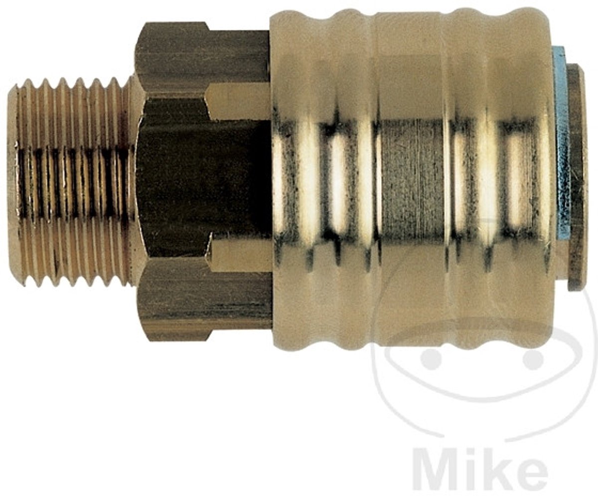 EWO Snelkoppeling DN 7,2 Buitendraad Messing 16,16 mm - 308001