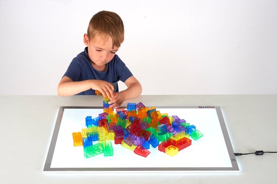 TickiT - Doorzichtig gekleurde moduleblokken (90 stuks) van TickiT — afbeelding 5