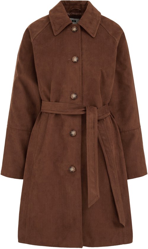 WE Fashion Dames jas met suède look