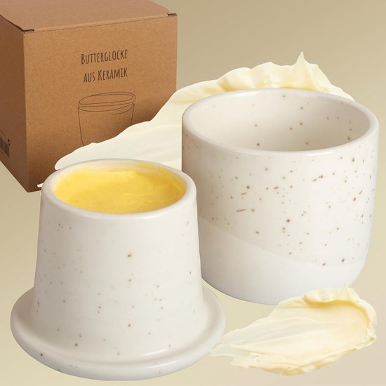 DOWAN Boterpot met deksel - Franse boterhouder voor verse
