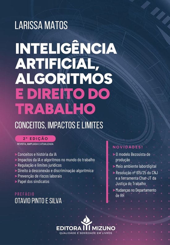 Inteligência Artificial, Algoritmos e Direito do Trabalho 2 ... - cover