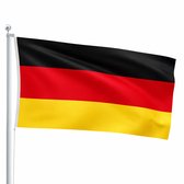Het Vlaggenschip - Vlag Duitsland - 90 x 150 centimeter