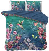 Sleeptime Brenda Dekbedovertrekset - 200x200/220 + 2 kussenslopen 60x70 - Blauw