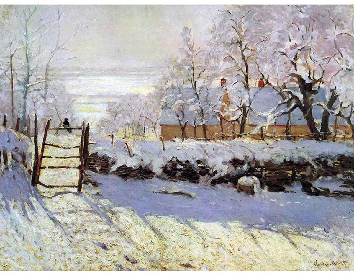 Unyqoos Kunstzinnige Wanddecoratie met Oude Meester Schilderij van Claude Monet meerdere