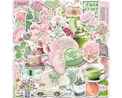 100 Pcs Aesthetic Sticker Set - Waterproof Fantasy Stickers voor Laptop - Macbook - Kindle - Koffer - Scrapbooking - Journal - Skateboard - Fiets - Helm - Tumblr