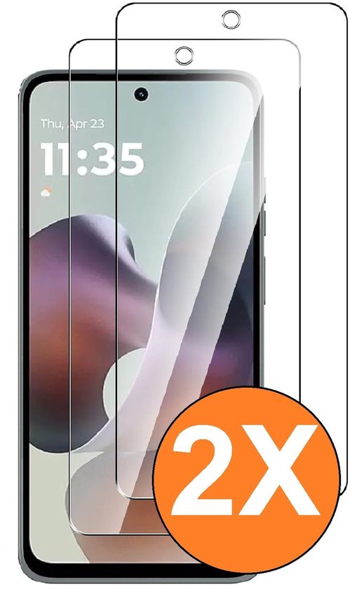 Screenprotector Geschikt voor Motorola Moto G56/G57/G67 5G - Beschermglas - gehard glas – tempered glass - 2 Stuks