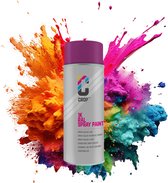 Bombe aérosol CROP RAL 4006 Violet signalisation - Brillant - 400 ml - Peinture aérosol Violet - 100 % grand teint - Séchage rapide - Intérieur et extérieur - RAL4006