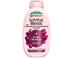 Garnier - Loving Blends Grape Moisture Shampoo - 3 x 300 ml - Voordeelverpakking