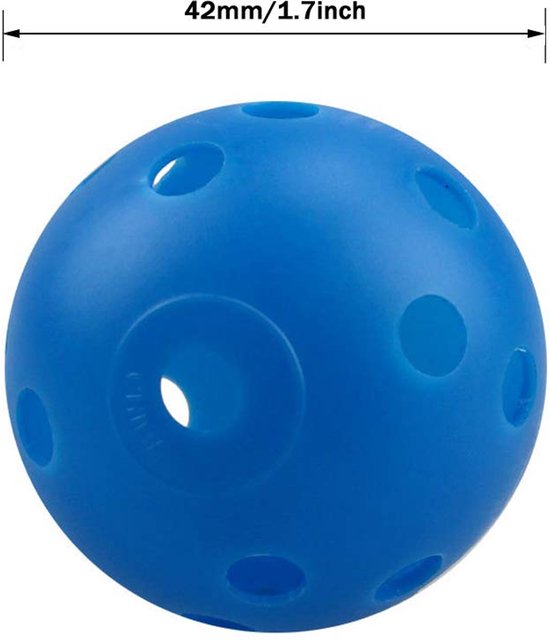 IMPERATORIS® Golf Oefenballen - Airflow Ballen - Geperforeerde Plastic Ballen - Voor Training in Tuin en Binnen - Lichtgewicht - Set van 30 - veelkleurig van IMPERATORIS — afbeelding 4