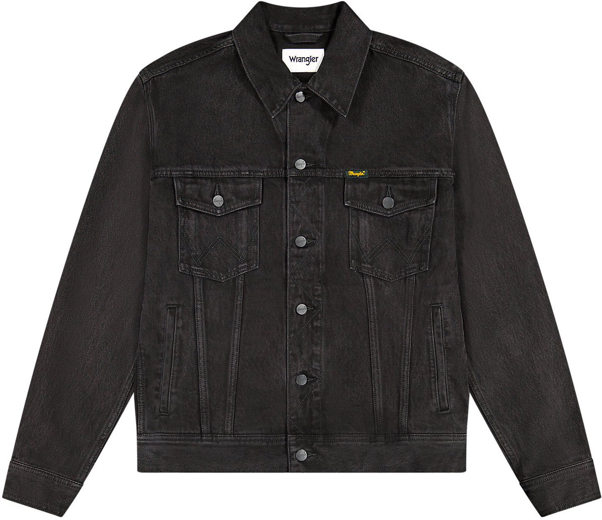 WRANGLER CLASSIC JACKET ORION REGULAR HEREN Zwart