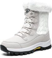 Snowboots Waterdichte -Warme Sneeuwlaarzen met Bontvoering - Antislip Voor Buiten - Halverwege Kuit - Comfortabel voor Wandelen-39 maat
