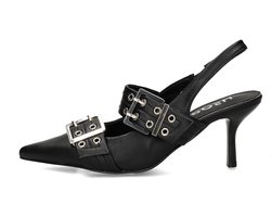 POSH by Poelman EVE Dames Slingbacks - Zwart