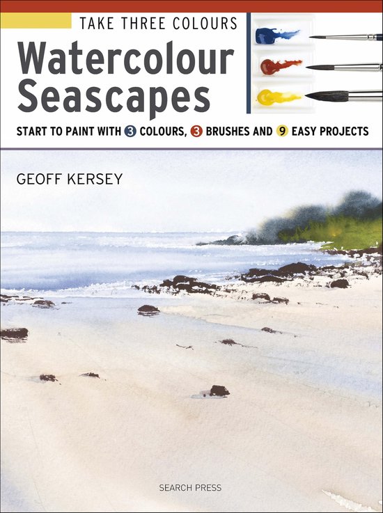 Take Three Colours: Watercolour Seascapes - cover