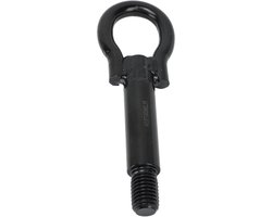 Nordivar - Vervangende Sleepooglus - Geschikt voor Trekhaak - Stalen Sleepoog - Zwart - Audi A4 - Compatibel met Audi A4 B7 vanaf 2004 - Nordivar - Slepen - Veiligheid - Kant-en-klaar monteren.