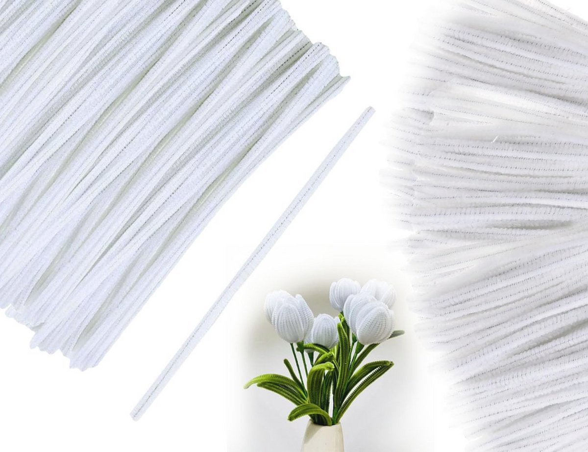 100 Stuks Pijp Reinigers - Chenille Draad voor DIY Klussen, Decoraties en Feestdagen