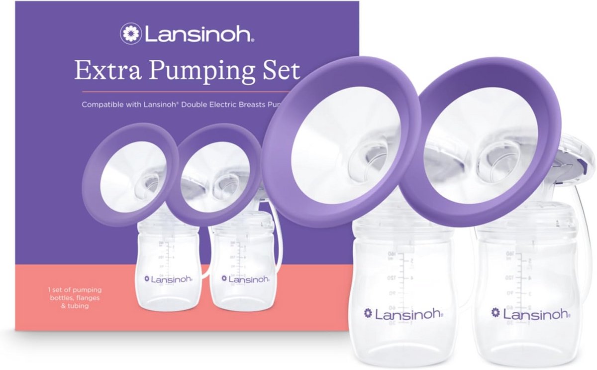 Extra Borstkolf Set met Borstcups en Opvangflessen - Comfortabel en Hygiënisch Pompen