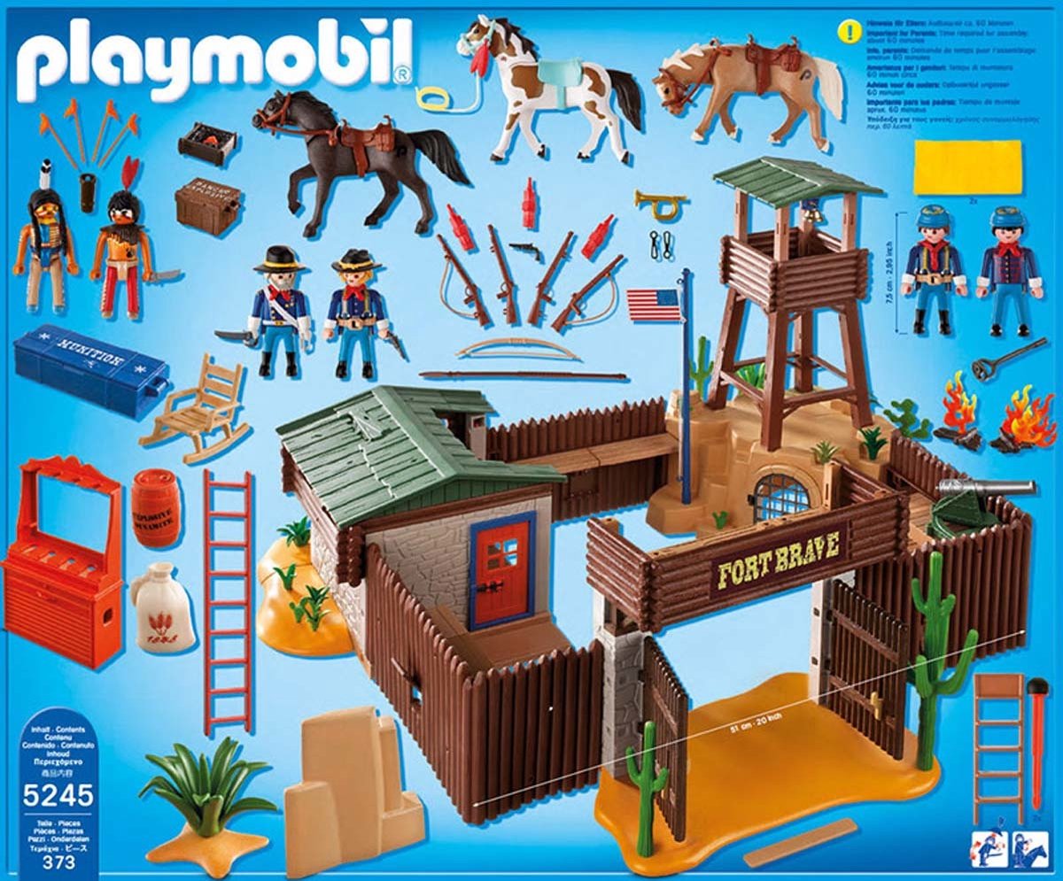 Pièce Détachée Playmobil Fort Western : Attache De Cloche Pour Tour De Guet - Réf 5245, Occasion