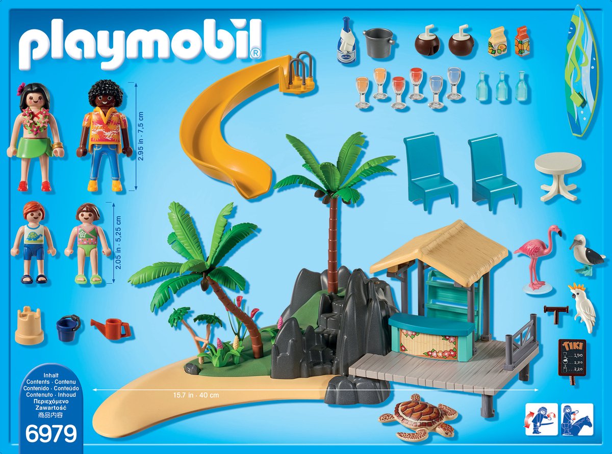 PLAYMOBIL Vakantie-eiland met strandbar - 6979 — afbeelding 10