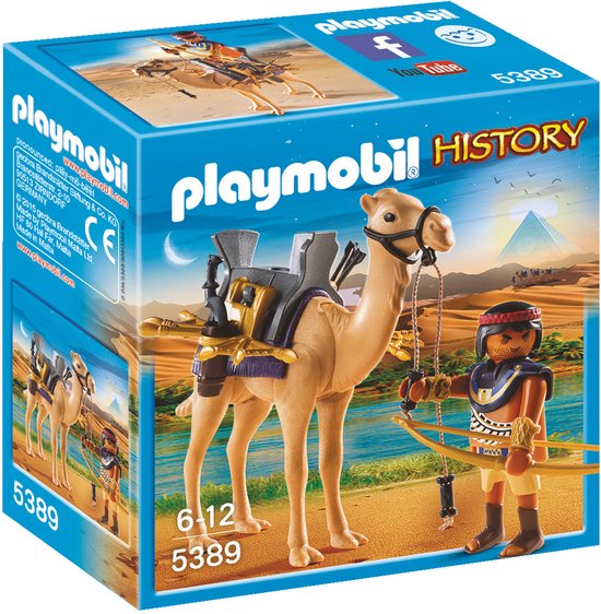 PLAYMOBIL History Egyptische krijger met kameel - 5389