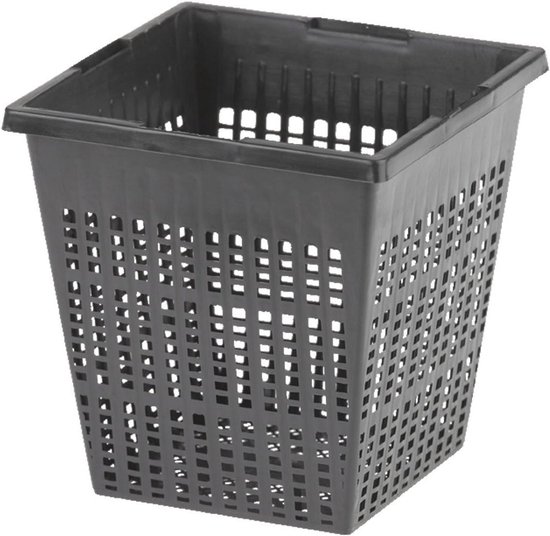 Vierkante plantmand 23 cm voor vijver en tuin