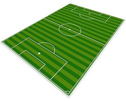MMP® Voetbalmat - Dribbelmat - Voetbal Tapijt - 120x80x1cm - Groen